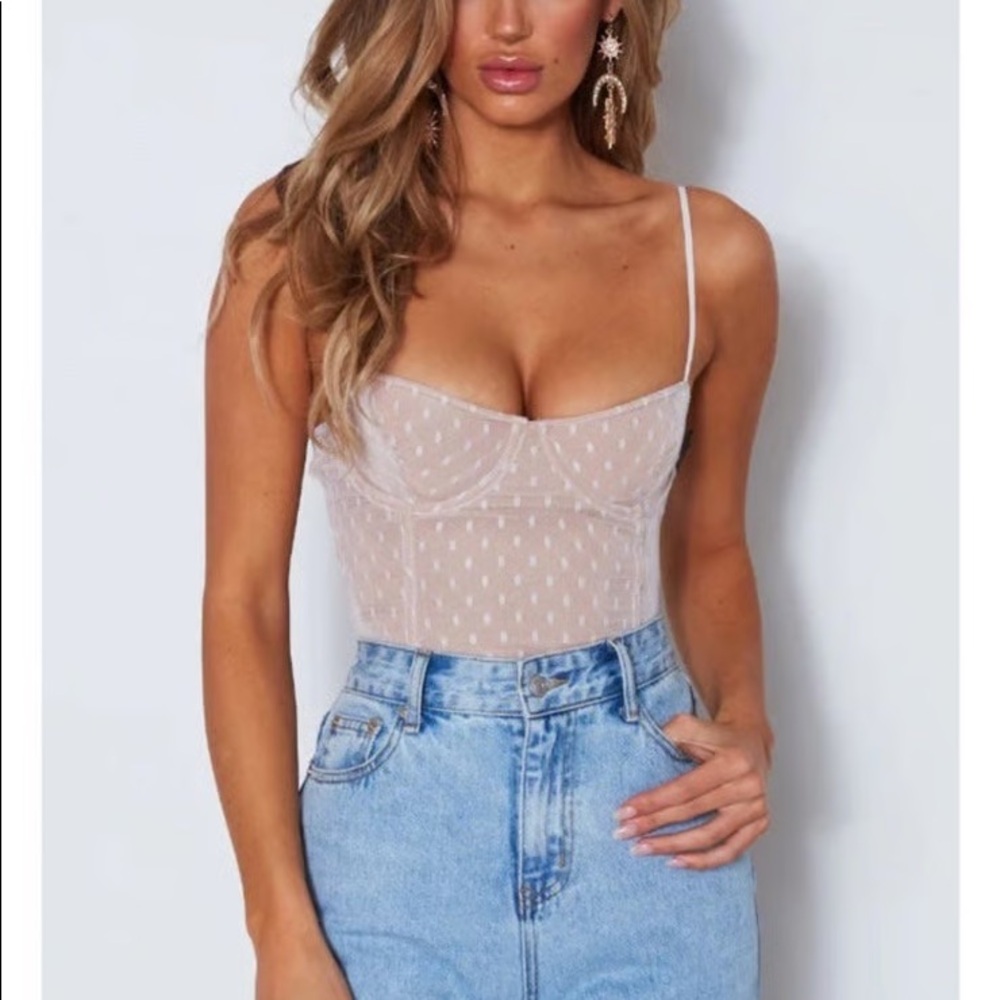 Whitefox Polkadot Bodysuit